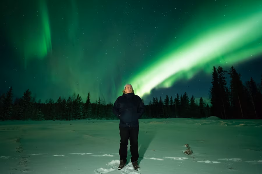 Jani, aurora guide at Lapland Explorers