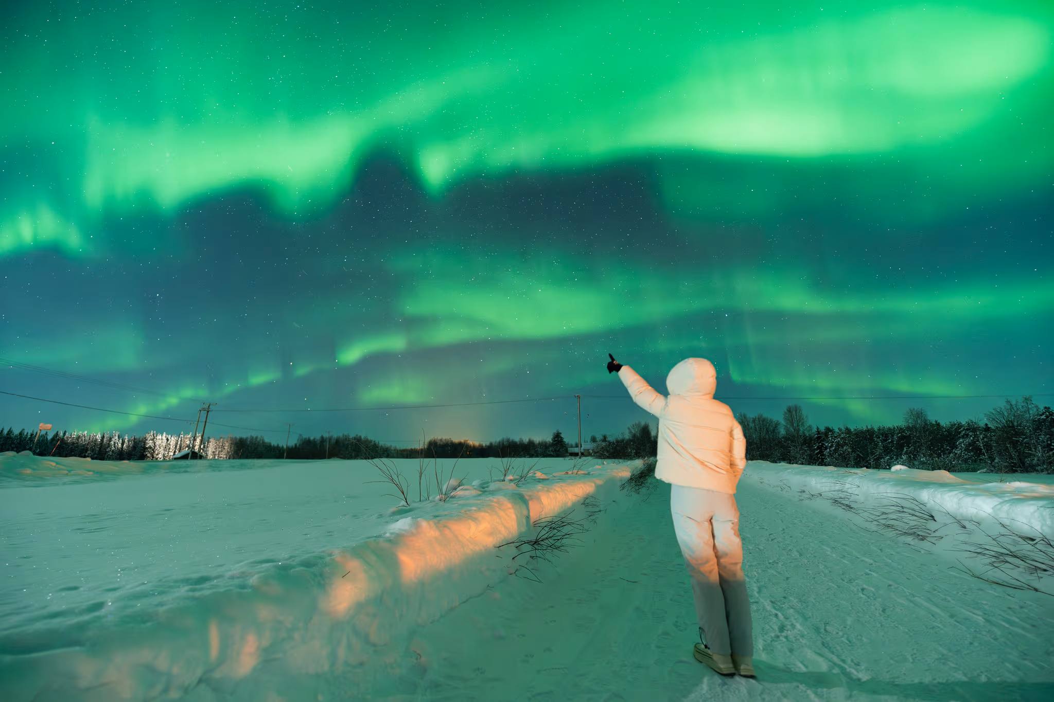 Lapland Explorersの実際のオーロラ写真