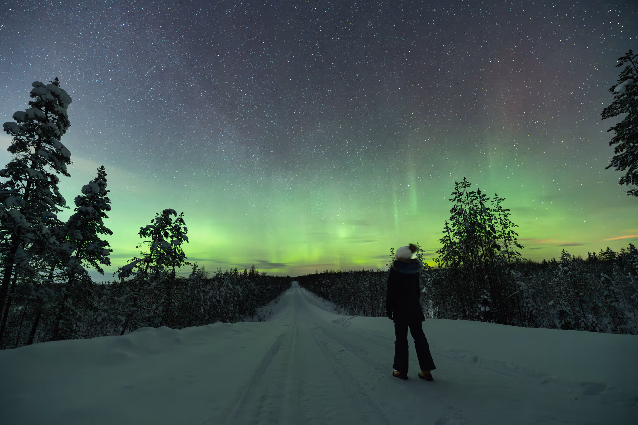 Lapland Explorersの実際のオーロラ写真