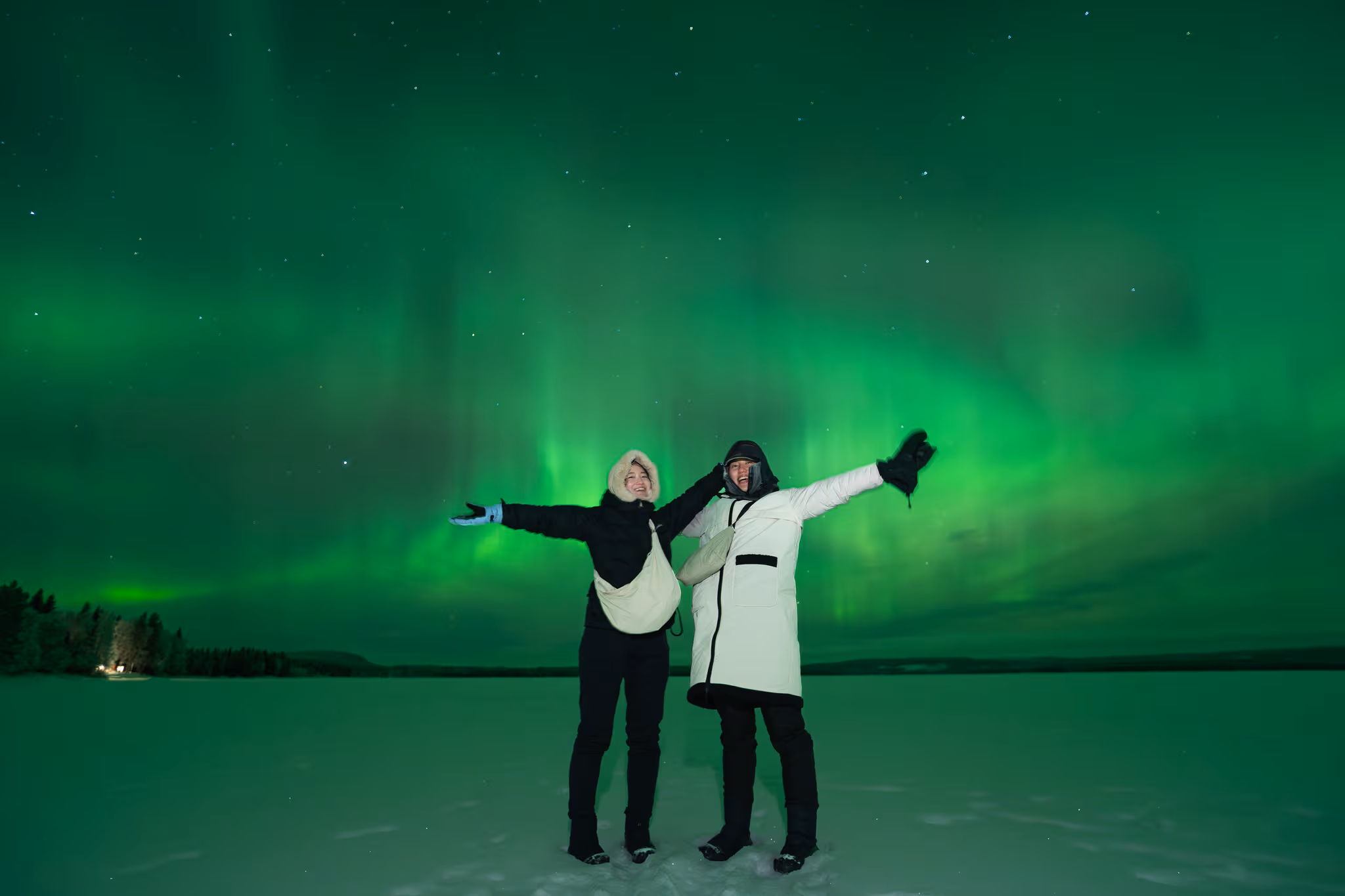 Lapland Explorersの実際のオーロラ写真