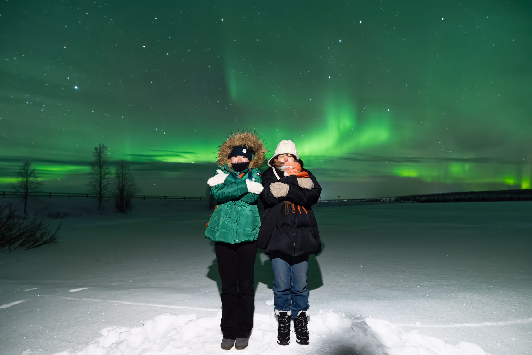Lapland Explorersの実際のオーロラ写真