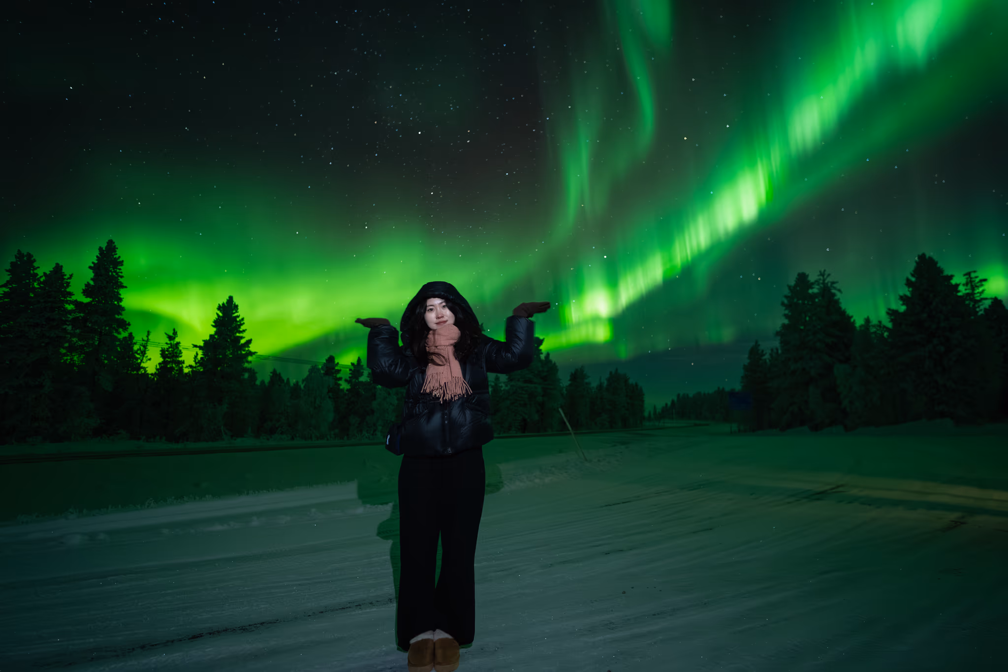 Lapland Explorersの実際のオーロラ写真