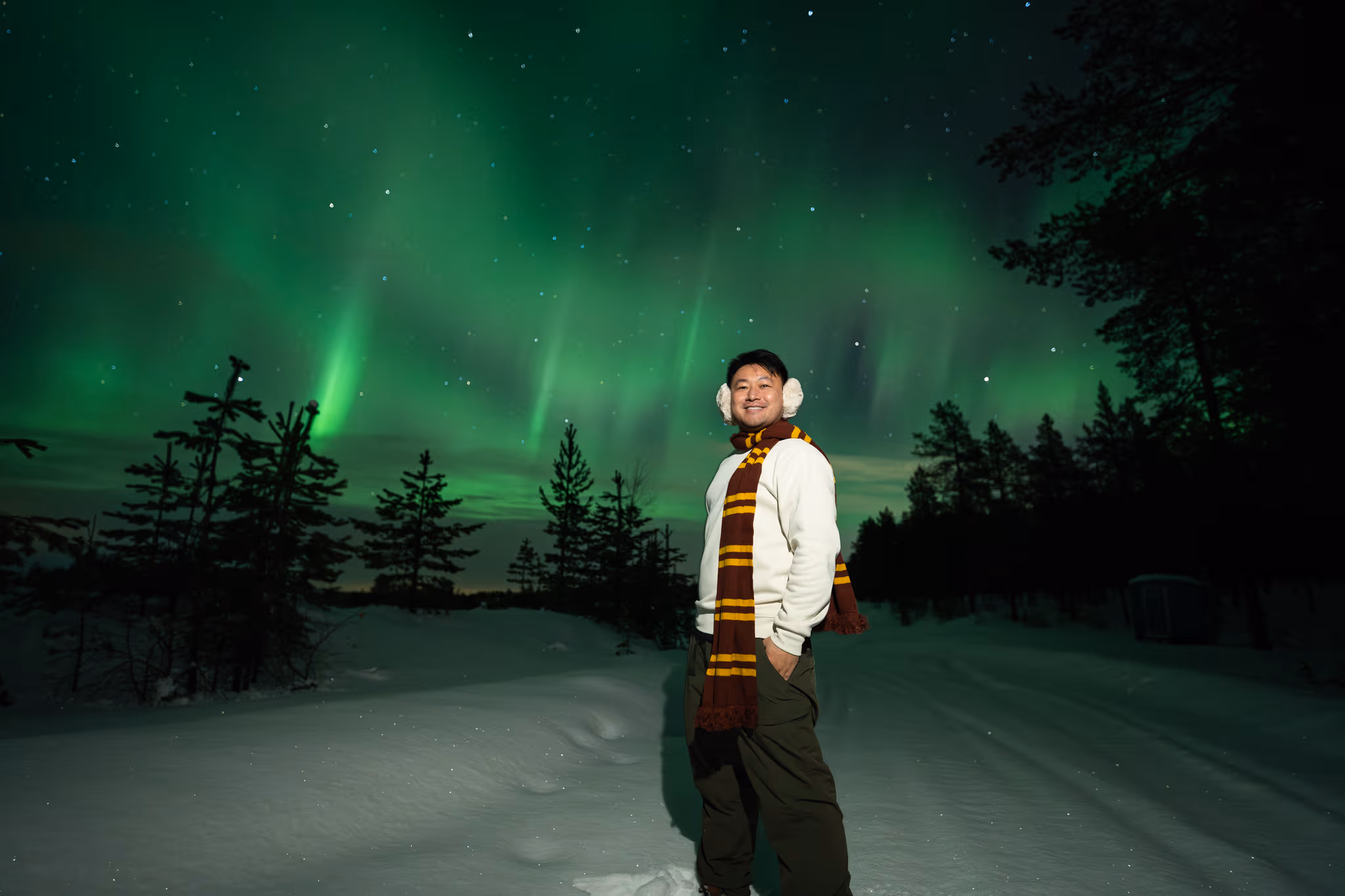 Lapland Explorersの実際のオーロラ写真