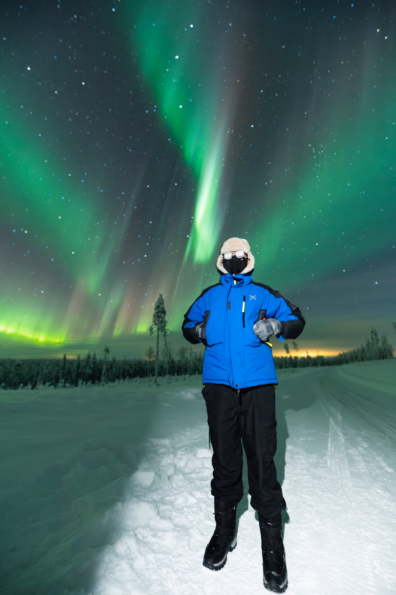 Lapland Explorersの実際のオーロラ写真